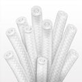 Braided Flexelene™ 135C Tubing - 68A Durometer; 3/8 inch ID x 5/8 inch OD (0.375 inch x 0.625 inch, 9.53 mm x 15.88 mm) x 50 ft coil (15.24 m) - T1601