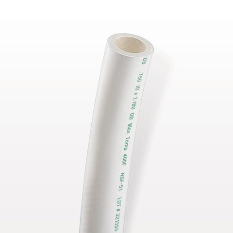 AdvantaSil™ APSH Double Braid-Reinforced Silicone Tubing - 70A Durometer; 3/4 inch ID x 1.18 inch OD (0.75 inch x 1.18 inch, 19.05 mm x 29.97 mm) x 50 ft coil (15.24 m) - T2139