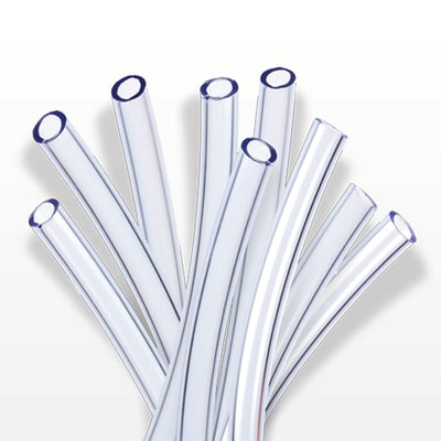 DEHP-Free PVC Tubing - 70A Durometer; 1/8 inch ID x 3/16 inch OD (0.125 inch x 0.188 inch, 3.18 mm x 4.76 mm) x 100 ft  coil (30.5 m) - T4132