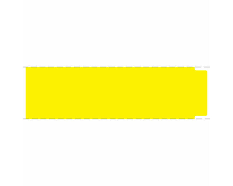 PDC Label Cerner Direct Thermal Paper Permanent 3" Core 3 1"/2"x1 Yellow 5800 per Roll, 2 Rolls per Box | TD-1312N-Y