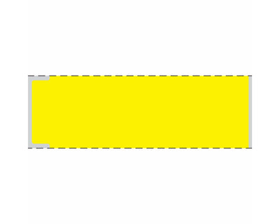 PDC Label Cerner Direct Thermal Paper Permanent 3" Core 3x1" Yellow 5000 per Roll, 2 Rolls per Box | TD-13N-Y