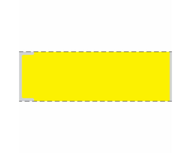 PDC Label Cerner Direct Thermal Paper Permanent 3" Core 3x1" Yellow 5000 per Roll, 2 Rolls per Box | TD-13N-Y