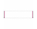 PDC Label Direct Thermal Paper Permanent 3" Core 4"x1" White with Pink 5000 per Roll | TD-14BR-P