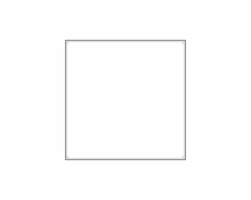 PDC Label Cerner Direct Thermal Paper Permanent 3" Core 4"x4 White 1300 per Roll, 2 Rolls per Box | TD-44