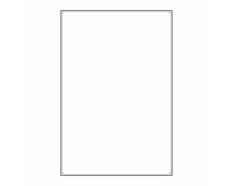 PDC Label Baxa Direct Thermal Paper Permanent 1" Core 4"x6" White 250 per Roll, 12 Rolls per Box | TD-BAXA-64-1