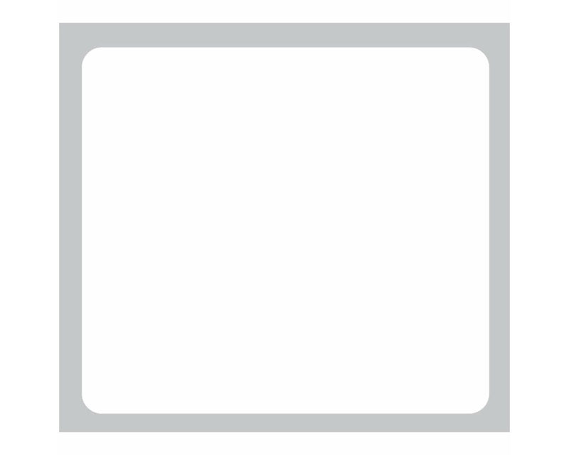 PDC Label Innovation Direct Thermal (Paper, Permanent) 1" Core 2 1/2"x2 1/4" White - 1000 per Roll, 12 Rolls per Box | TD-IRX-BAG