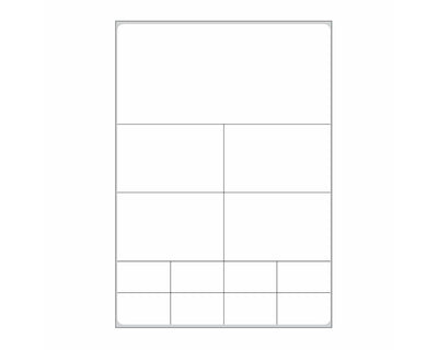PDC Label SMS Direct Thermal Paper Permanent 3" Core 4-1/4" x 6" White 500 per Roll, 4 Rolls per Box | TD-MSMS-82