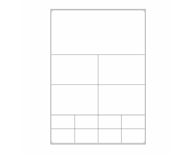 PDC Label SMS Direct Thermal Paper Permanent 3" Core 4-1/4" x 6" White 500 per Roll, 4 Rolls per Box | TD-MSMS-82