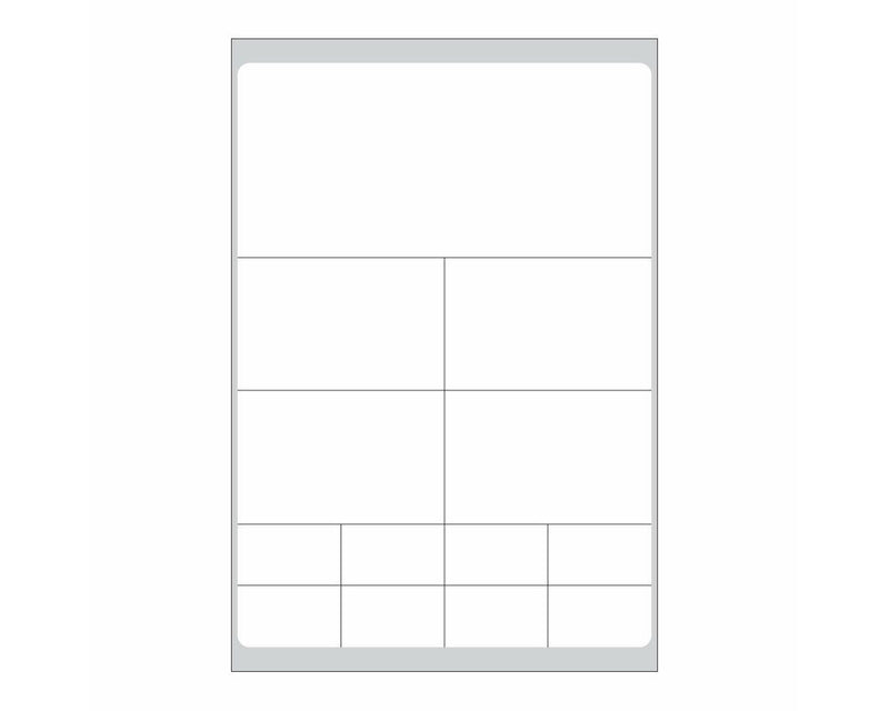 PDC Label SMS Direct Thermal Paper Permanent 3" Core 4-1/4" x 6" White 870 per Roll, 2 Rolls per Box |  TD-SMS-2A