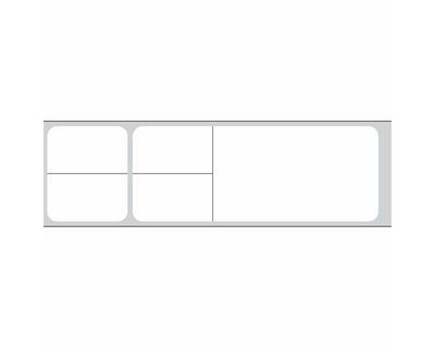 PDC Label Misys/Sunquest Direct Thermal Paper Permanent 3" Core 4 1/8"x1 3/16" White 4300 per Roll, 2 Rolls per Box | TD-SQ4-SL