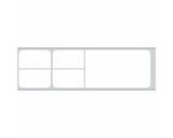 PDC Label Misys/Sunquest Direct Thermal Paper Permanent 3" Core 4 1/8"x1 3/16" White 4300 per Roll, 2 Rolls per Box | TD-SQ4-SL