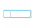 PDC V-Notch® Label Misys/Sunquest Direct Thermal Paper Permanent 3" Core 4-1/8" X 1-3/16" White With Blue 4300 per Roll, 2 Rolls per Box | TD-SQ4B-BD