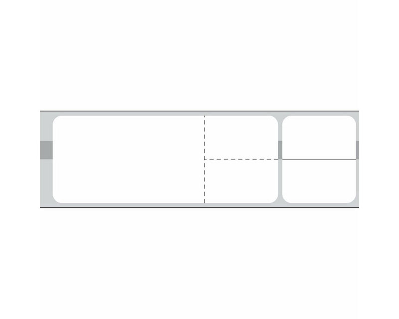 PDC Label Misys/Sunquest Direct Thermal Paper Permanent 1 1/2" Core 4 1/8"x1 3/16" White 1200 per Roll, 8 Rolls per Box | TD-SQBL