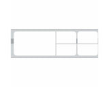 PDC Label Misys/Sunquest Direct Thermal Paper Permanent 1 1/2" Core 4 1/8"x1 3/16" White 1200 per Roll, 8 Rolls per Box | TD-SQBLS-SL