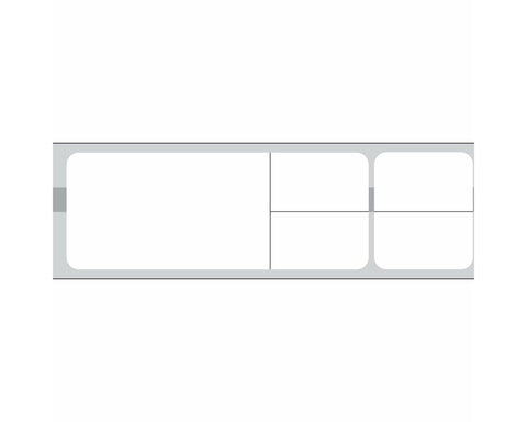 PDC Label Misys/Sunquest Direct Thermal Paper Permanent 1 1/2" Core 4 1/8"x1 3/16" White 1200 per Roll, 8 Rolls per Box | TD-SQBLS-SL