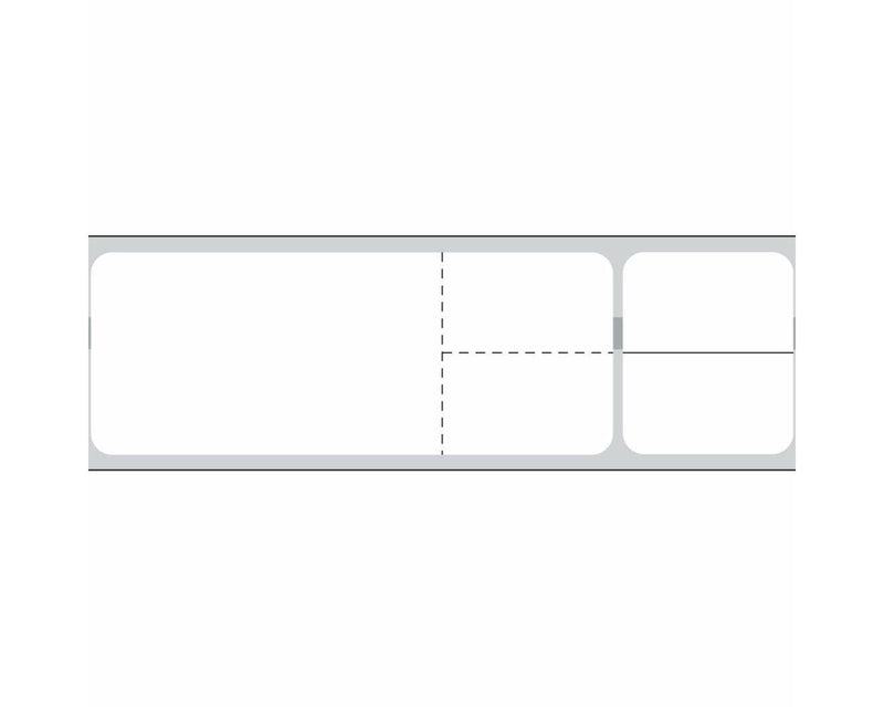 PDC Label Misys/Sunquest Direct Thermal Paper Permanent 1 1/2" Core 4 1/8"x1 3/16" White 1200 per Roll, 8 Rolls per Box |  TD-SQBLSTR