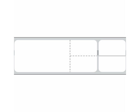 PDC Label Misys/Sunquest Direct Thermal Paper Permanent 1 1/2" Core 4 1/8"x1 3/16" White 1200 per Roll, 8 Rolls per Box |  TD-SQBLSTR