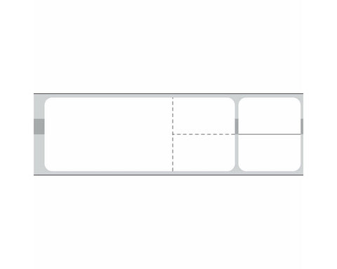 PDC Label Misys/Sunquest Direct Thermal Paper Permanent 1 1/2" Core 4 1/8"x1 3/16" White 1200 per Roll, 8 Rolls per Box | TD-SQBL