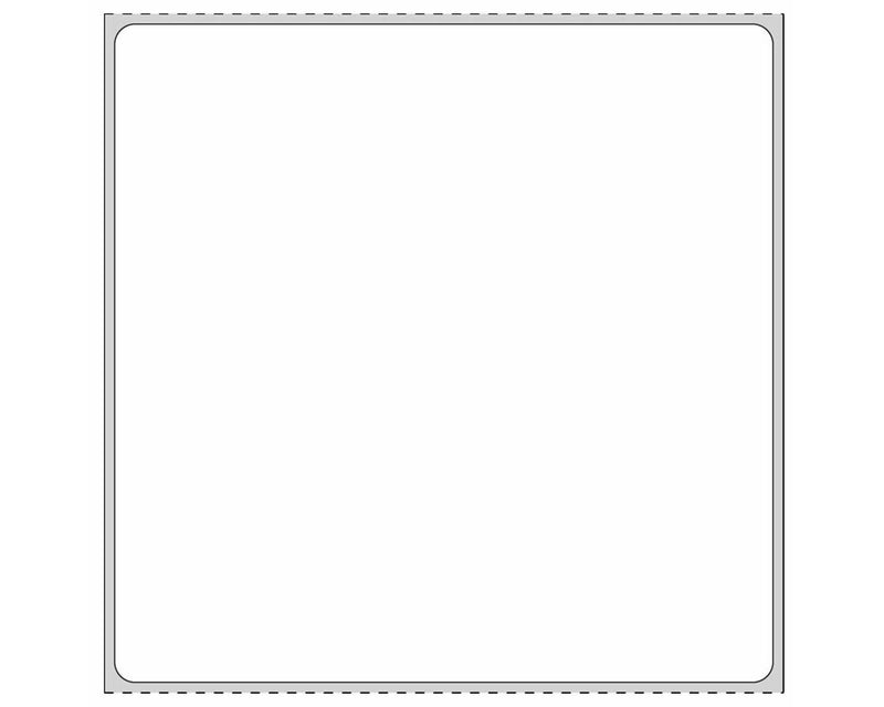 PDC Label Cerner Direct Thermal Paper Permanent 1" Core 4"x4 White 500 per Roll, 4 Rolls per Box | TD1-44
