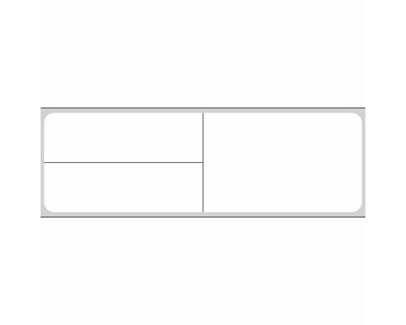 PDC Label Meditech Direct Thermal Paper Permanent 1" Core 4"x1 1/4" White 1000 per Roll, 6 Rolls per Box | TD1-MIT-3