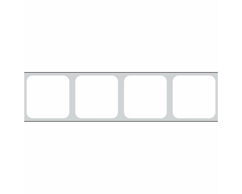 PDC IDGuard® Slide Label - Direct Transfer (Paper, Permanent) 3" Core 7/8"x7/8" White - 5000 per Roll, 3 Rolls per Box | TD3-7878A