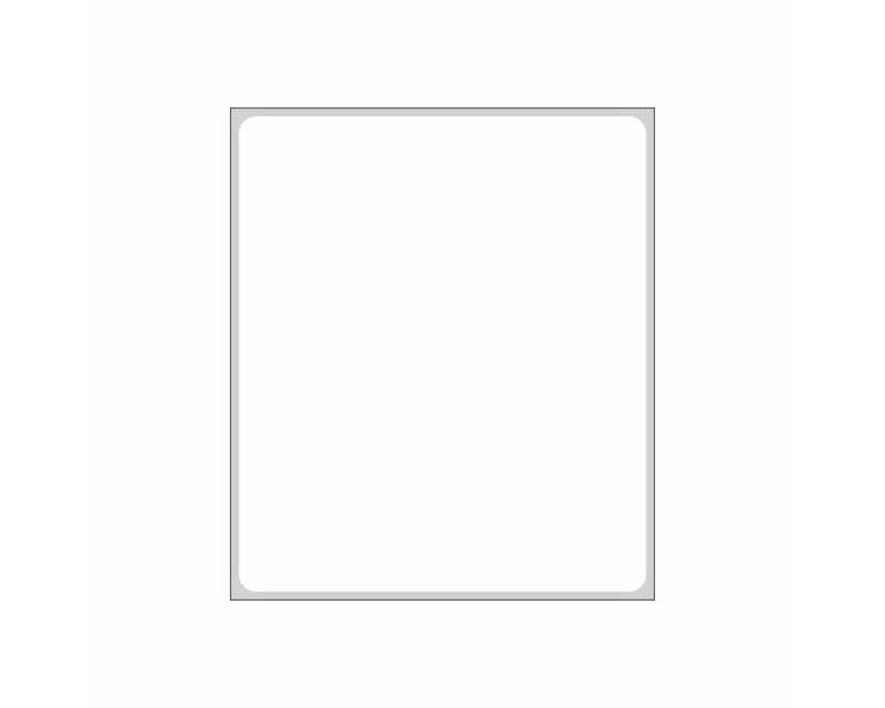 PDC Label VA Direct Thermal Synthetic Permanent 3" Core 3" x 3-1/2" White 1000 per Roll, 4 Rolls per Box | TDS-353