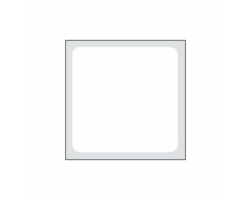PDC StainerShield® Slide Label Stain Resistant - Direct Thermal Synthetic Permanent 1" Core 7/8" x 7/8" White, 1800 per Roll, 4 Rolls per Box | TDSS1-1-7878