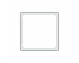 PDC StainerShield® Slide Label Stain Resistant - Direct Thermal Synthetic Permanent 1" Core 7/8" x 7/8" White, 1800 per Roll, 4 Rolls per Box | TDSS1-1-7878