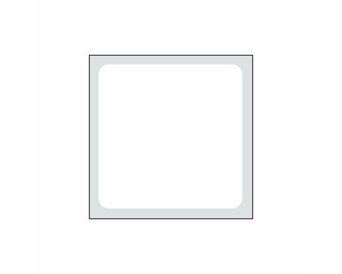PDC StainerShield® Slide Label Stain Resistant - Direct Thermal Synthetic Permanent 1" Core 7/8" x 7/8" White, 1800 per Roll, 4 Rolls per Box | TDSS1-1-7878