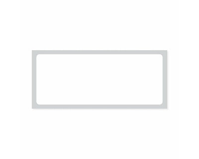 PDC Label Direct Thermal Paper Permanent 1" Core 2 1/2"x1 White 1300 per Roll, 8 Rolls per Case | THERMD19