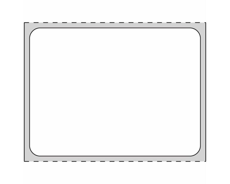 PDC Label Direct Thermal Paper Permanent 3" Core 2"x1-1/2" White 1300 per Roll, 8 Rolls per Case | THERMD4