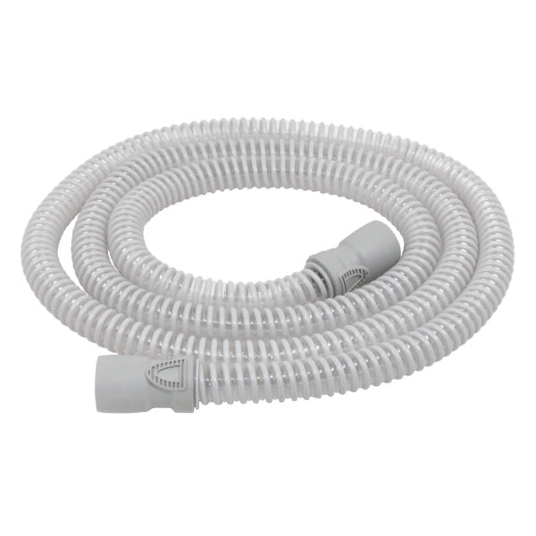 Sunset Healthcare Durable CPAP Tubing 6 Foot Slim 15mm I.D. with 22mm Cuffs Gray - SLIM TUBE EACH TUB006SS