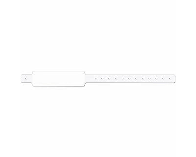 PDC Conf-ID-ent™ Thermal Wristband Thermal Clasp Closure 1 1/8"x12 1 1/2" Adult White - 250 per Case | WBCA23N-1