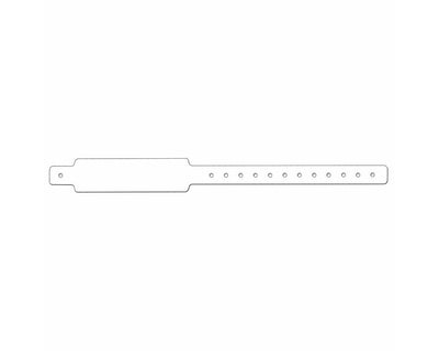 PDC Conf-ID-ent™ Thermal Wristband Thermal Clasp Closure 1 1/8"x12 3" Adult White - 250 per Case | WBCA33N-1