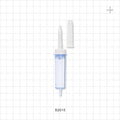 Spike/Small Chamber Assembly with Non-Vented Cap - 0.106 inch OD (2.7 mm); 20 Drops/ml - X2015