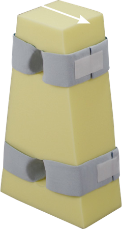 DEROYAL FLAT HIP ABDUCTION POSITIONER - NARROW (PACKAGING - CASE OF 5)