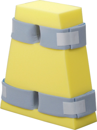 DEROYAL FLAT HIP ABDUCTION POSITIONER - WIDE LOW-DENSITY (PACKAGING - CASE OF 2)