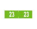 AFV Compatible Color Code Label Year "23", 1-3/4" x 1/2", Green, Mylar, 1000 Per Roll | AFS-23