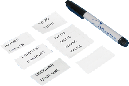DEROYAL LABELS FOR ANGIOGRAPHY AND CATH LABS (PACKAGING - 14 PACK, 100 PACKS PER CASE)