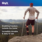 Days Forearm Crutches