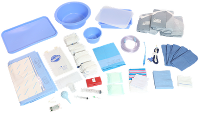 DEROYAL C-SECTION NOT MADE WITH NATURAL RUBBER LATEX CONVENIENCE KIT (PACKAGING - CASE OF 3)