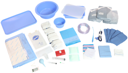 DEROYAL C-SECTION NOT MADE WITH NATURAL RUBBER LATEX CONVENIENCE KIT (PACKAGING - CASE OF 3)