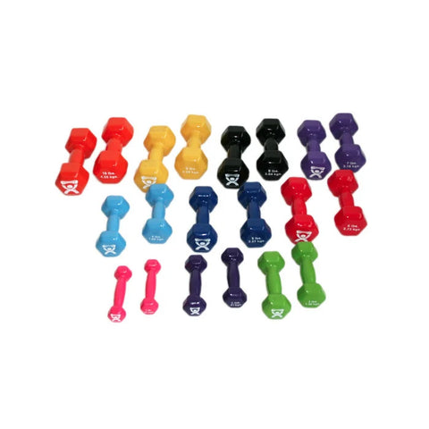 CanDo Vinyl-Coated Cast Iron Dumbbells (Packaging - Each)