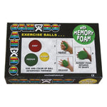 Memory Foam Ball Exerciser - Set of 3