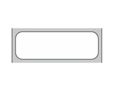 PDC Label Direct Thermal Paper Permanent 1" Core 1 1/2"x1/2" White 4200 per Roll | CHIS0001