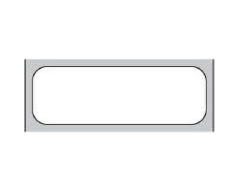 PDC Label Direct Thermal Paper Permanent 1" Core 1 1/2"x1/2" White 4200 per Roll | CHIS0001