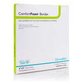 ComfortFoam Border Sacral Bordered Foam Wound Dressing With Soft Silicone Adhesive (Size 7.2" x 7.2")