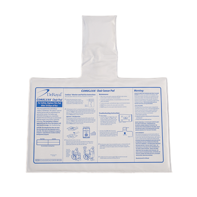 DEROYAL CORDLESS BED AND CHAIR SENSOR PADS (PACKAGING - EACH)