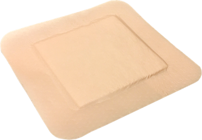 DEROYAL COVADERM® GTL SILICONE COMPOSITE WOUND DRESSING 4” Diameter with 2” Radial Slit (PACKAGING - BOX 25 CASE 200)
