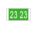 COL'R'TAB® Compatible Color Code Label Year "23", 1-1/2" x 3/4", Green, Mylar, 500 Per Roll |  CT-23